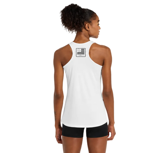 Join & Stride Racerback Tank — Americana Backyard Running Tank Top