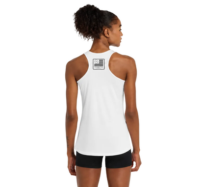 Join & Stride Racerback Tank — Americana Backyard Running Tank Top